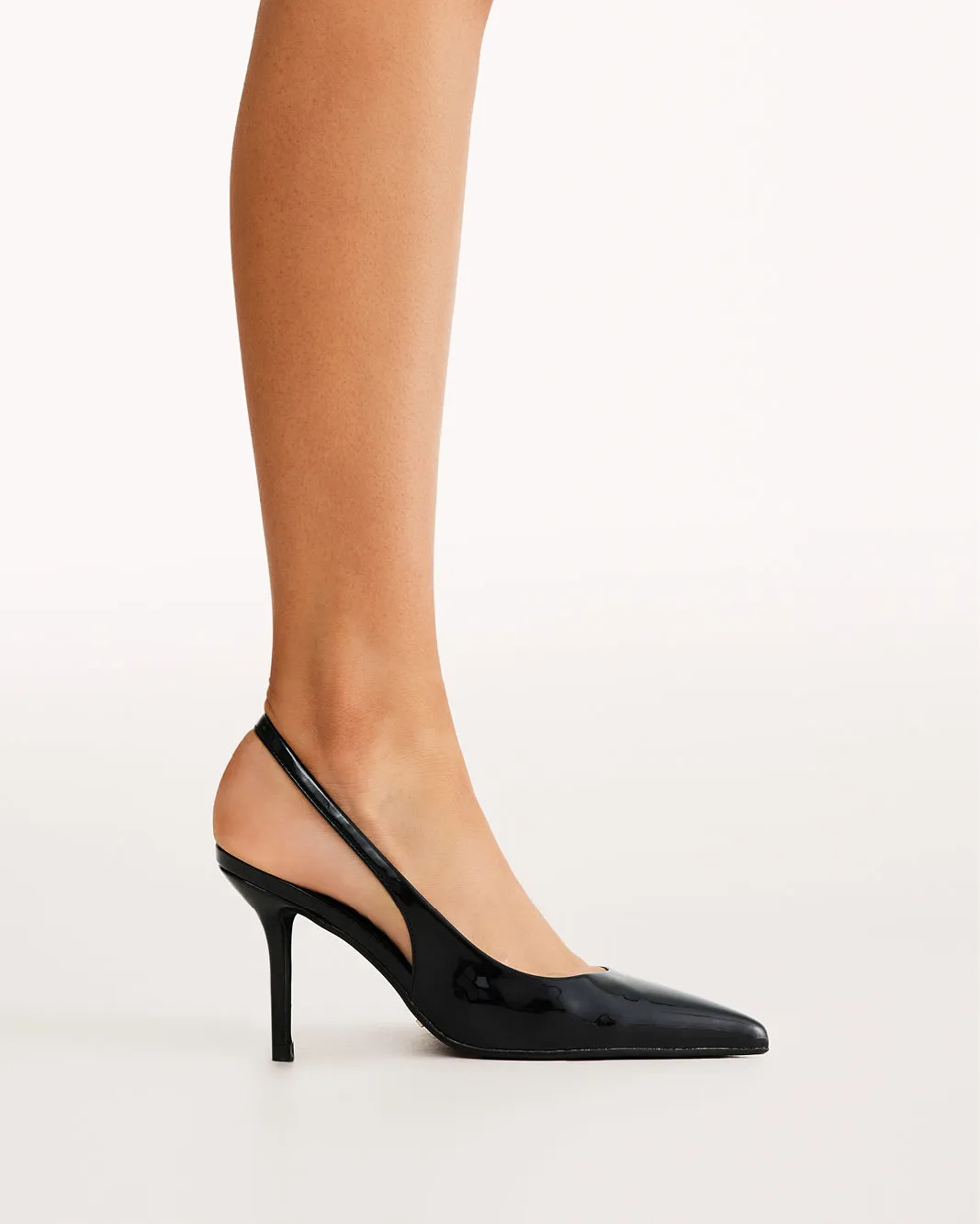 Court Wedding Day Heels BLONDIE - BLACK PATENT