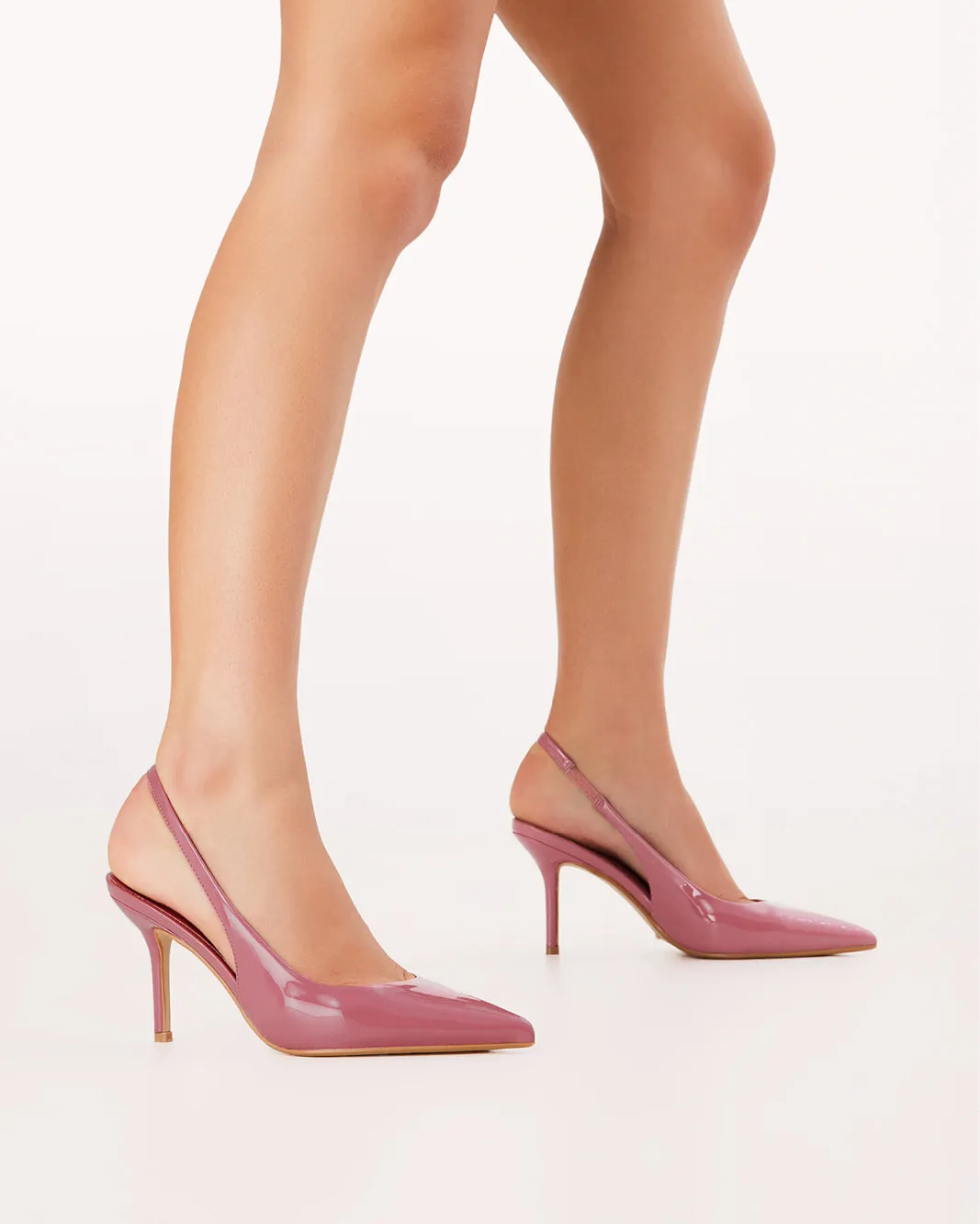 Custom Heels BLONDIE - ROSEWOOD PATENT