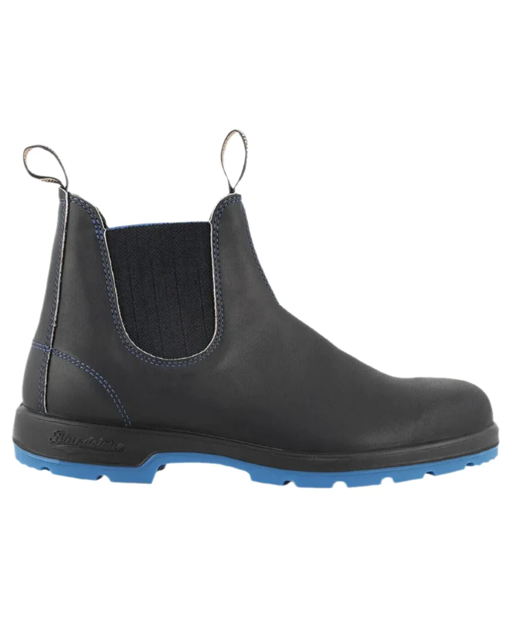 Blundstone 2343 Black Blue Chelsea Boots Wild Edge Deep Freeze