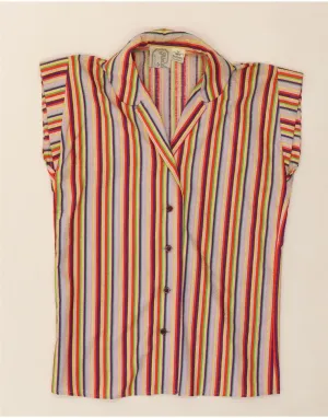 Summer Vibes ALEXANDER Womens Shirt Blouse EU 34 XS Multicoloured Pinstripe