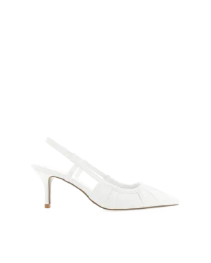 Comfortable Heeled Sandals Comfy Sandals DANI - WHITE