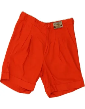 VINTAGE Womens Pegged Chino Shorts W29 Medium  Orange Eco Dye Technique