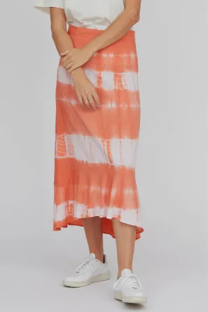 Orchid Skirt - Tie Dye Dusted Clay / Pink Chalk Collector??s Item