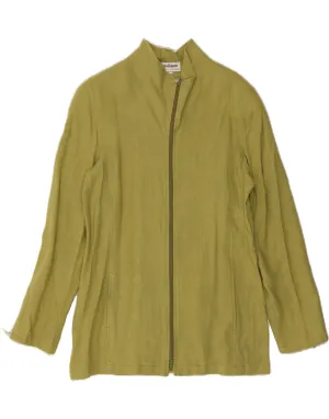 STEILMANN  Womens Shirt Blouse UK 12 Medium Green Viscose Holiday Gift