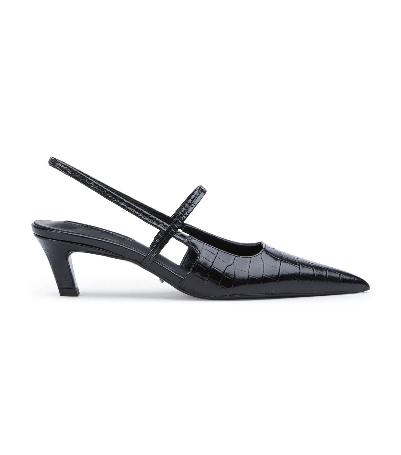 Casual Pumps Kayla Black Croc