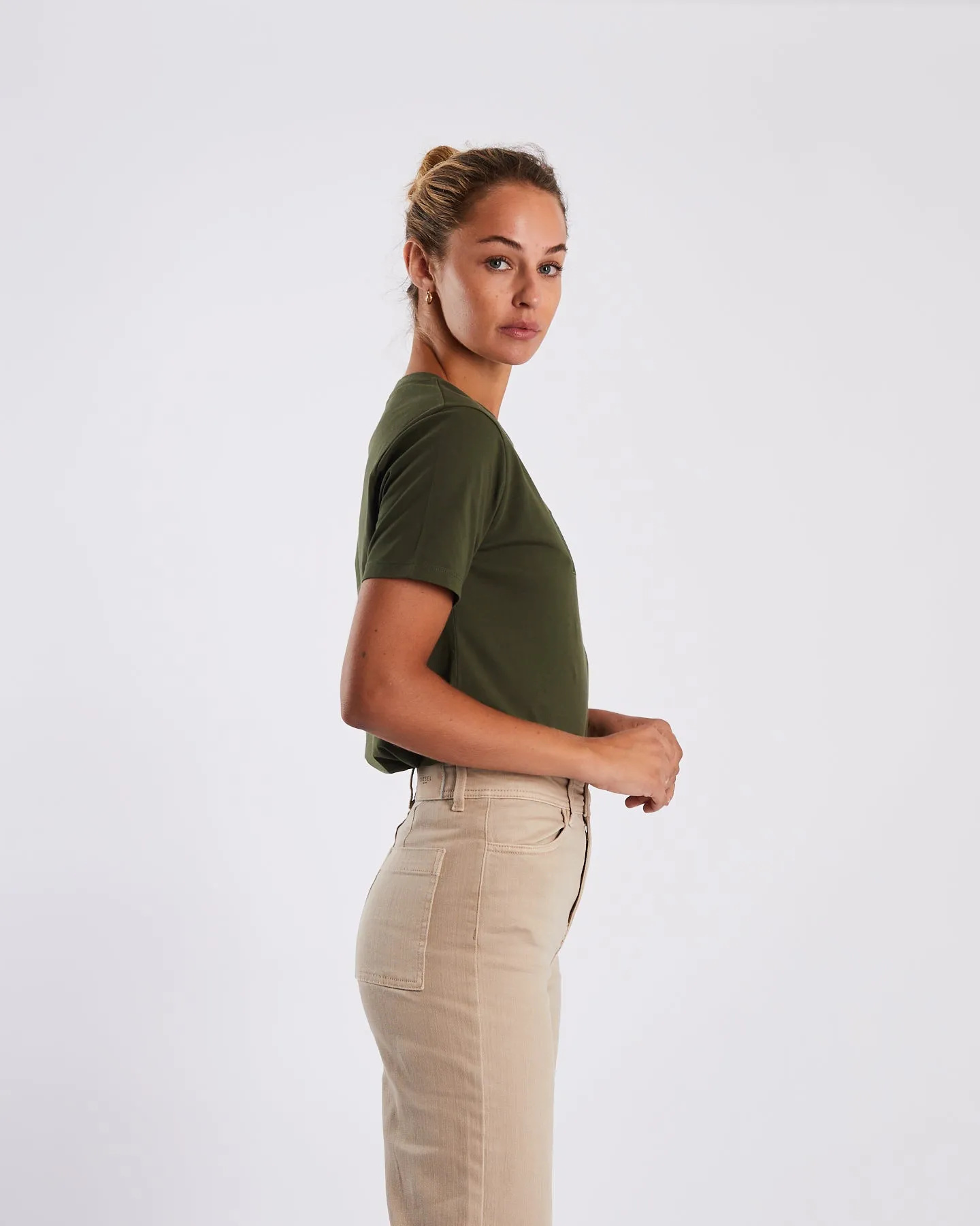 Layering Comfort Leandra T-Shirt Bayou Green