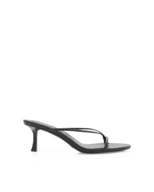 Leather GILLIE - BLACK