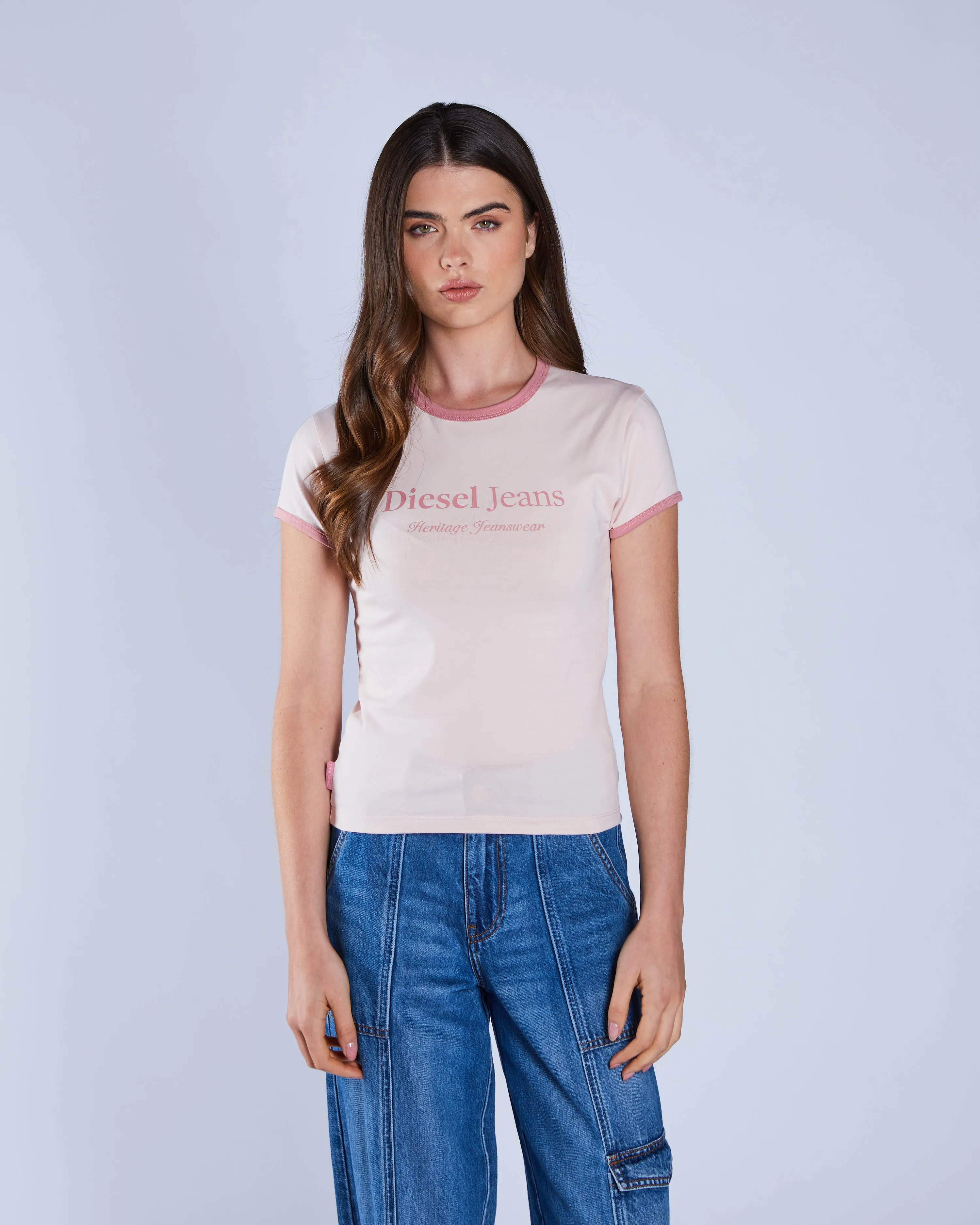 Soft Finish Premium Cotton Bowen Tee Rose Petal