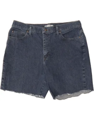 Graduation Attire LEE Womens Relaxed Fit High Waist Denim Shorts Size 16 XL W36  Blue Cotton