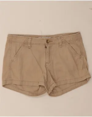 ABERCROMBIE & FITCH Womens Casual Shorts US 00 2XS W24 Beige tall size Smart Look