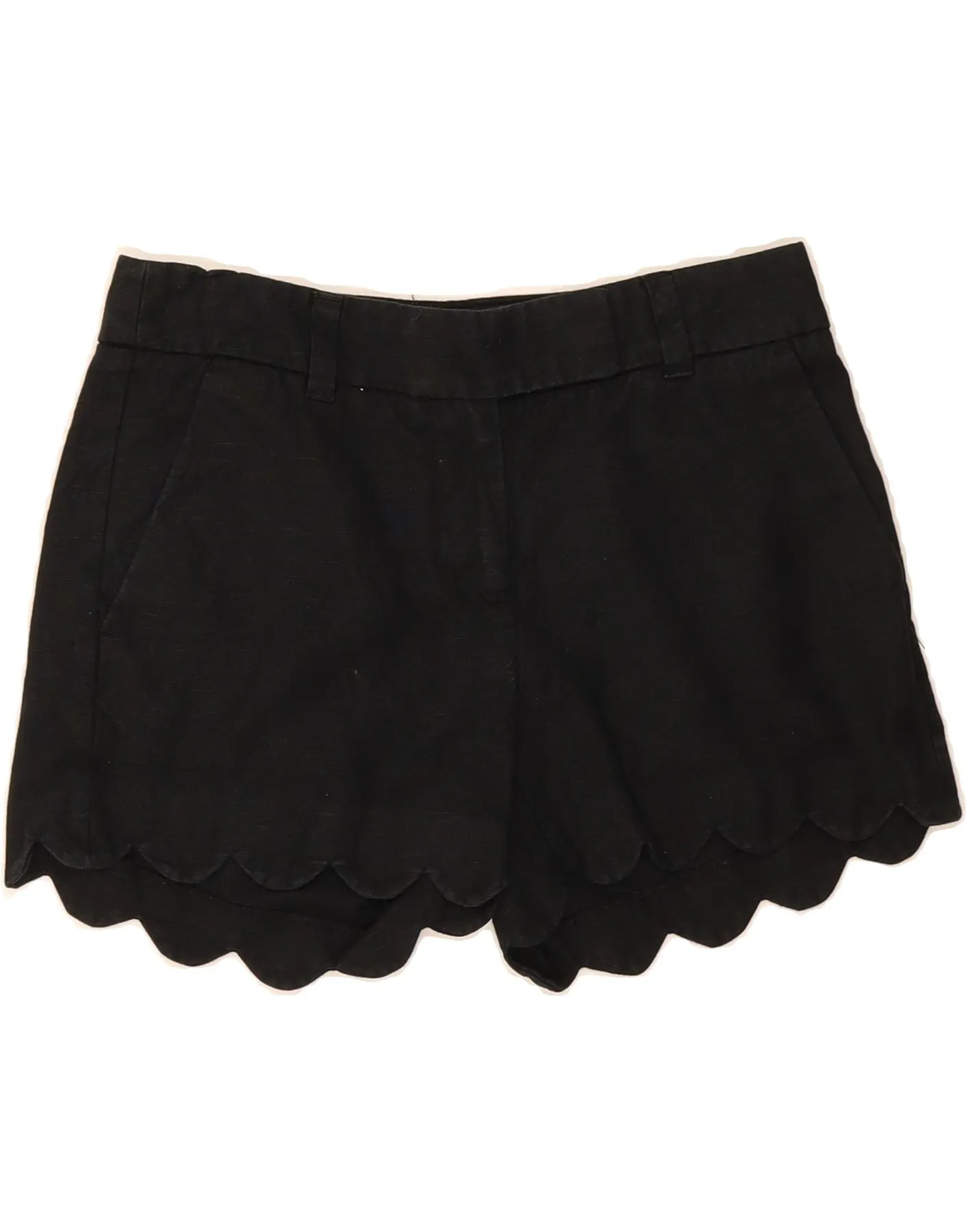 gender-neutral High Street Fashion J. CREW Womens Chino Shorts US 00 2XS W28  Black