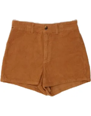 BILLABONG Womens Corduroy Shorts W30 Medium Brown Corporate Wear