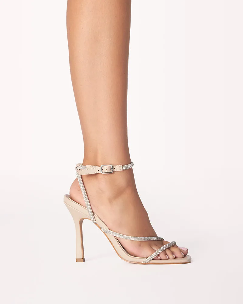 BRYAR - NUDE-DIAMANTE Energy return Casual Evening Wear