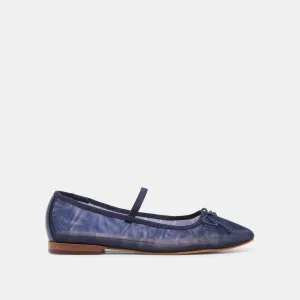 CADEL BALLET FLATS NAVY MESH Relaxed Design