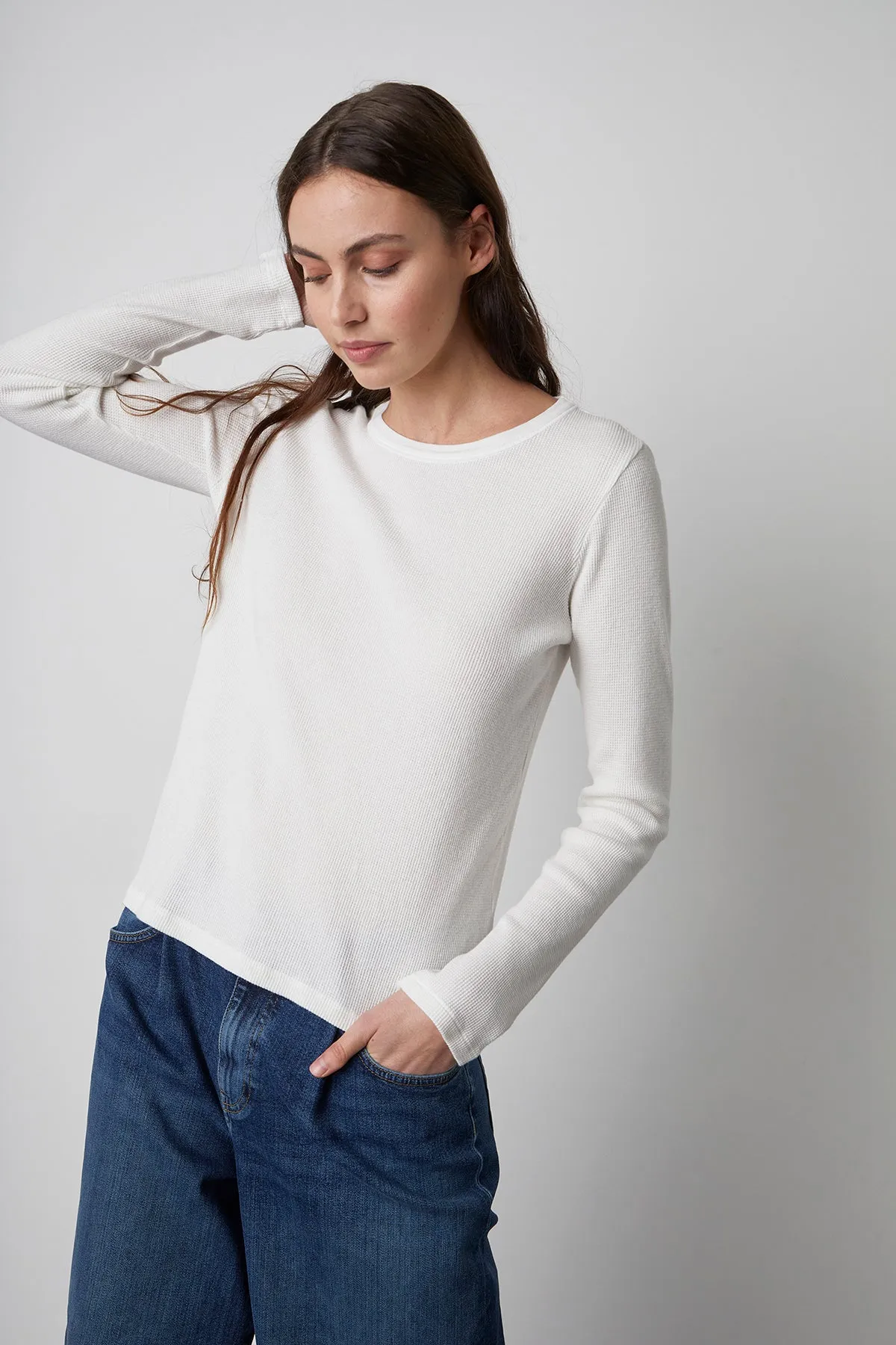 elastic waistband CAROLINA COTTON THERMAL TEE