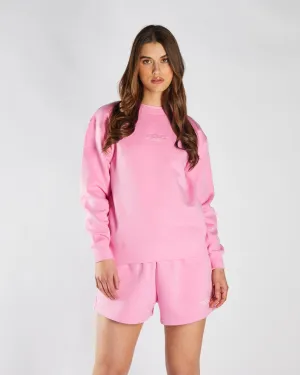 Casandra Sweatshirt Polly Pink Unisex Comfort