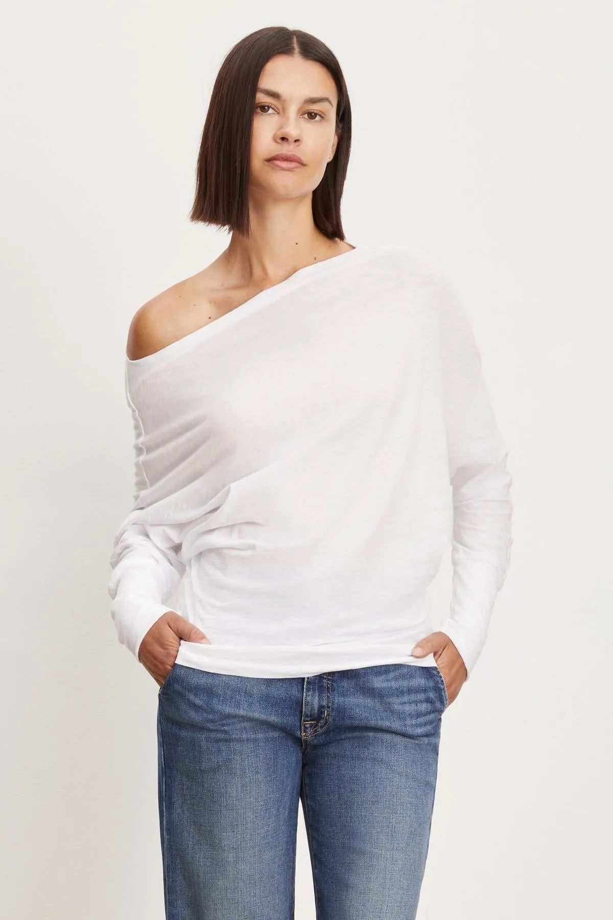 NOVALEE DOLMAN TEE Versatile Wardrobe Piece Fashion Top