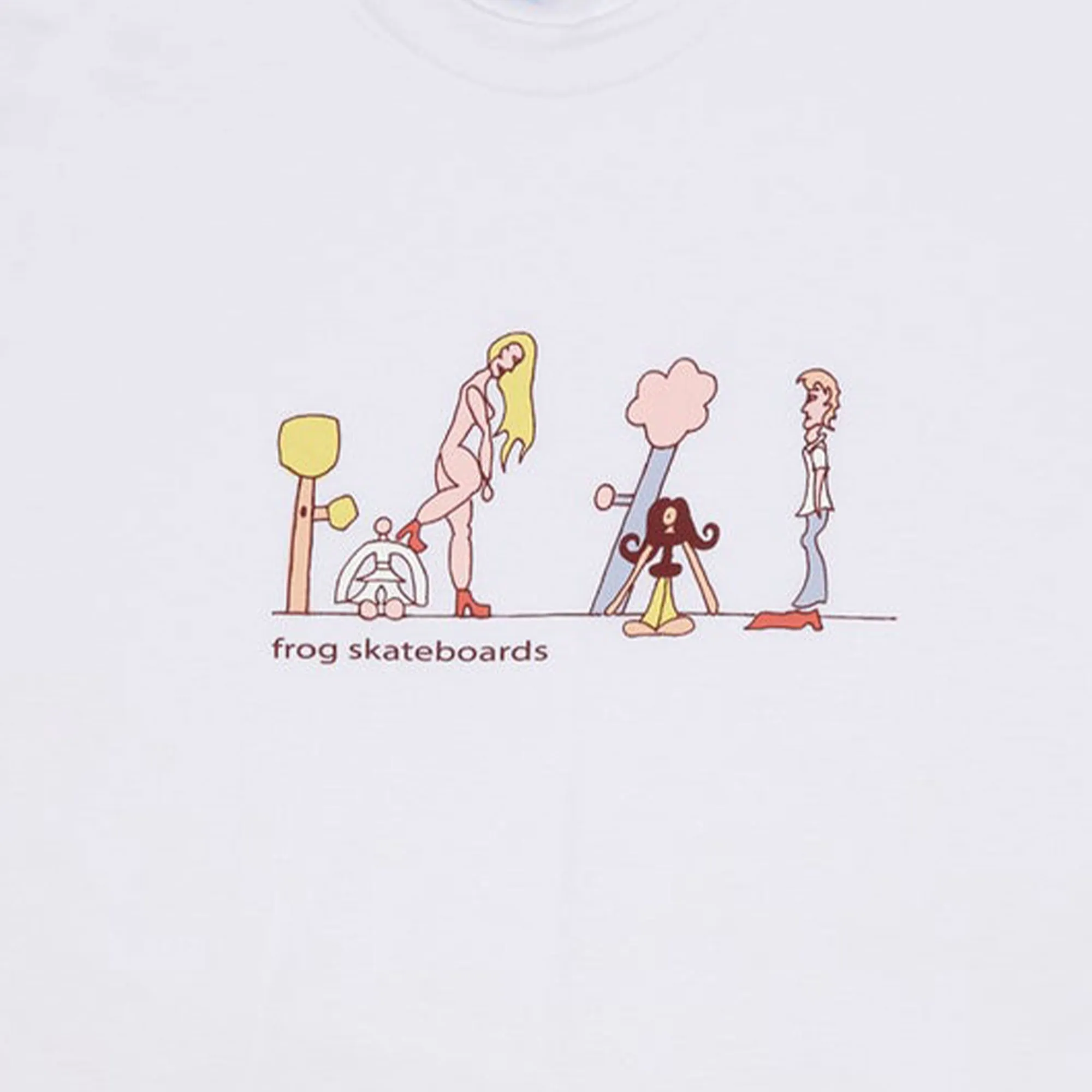 Frog Skateboards Tee Memories 1000 - White Soft Texture