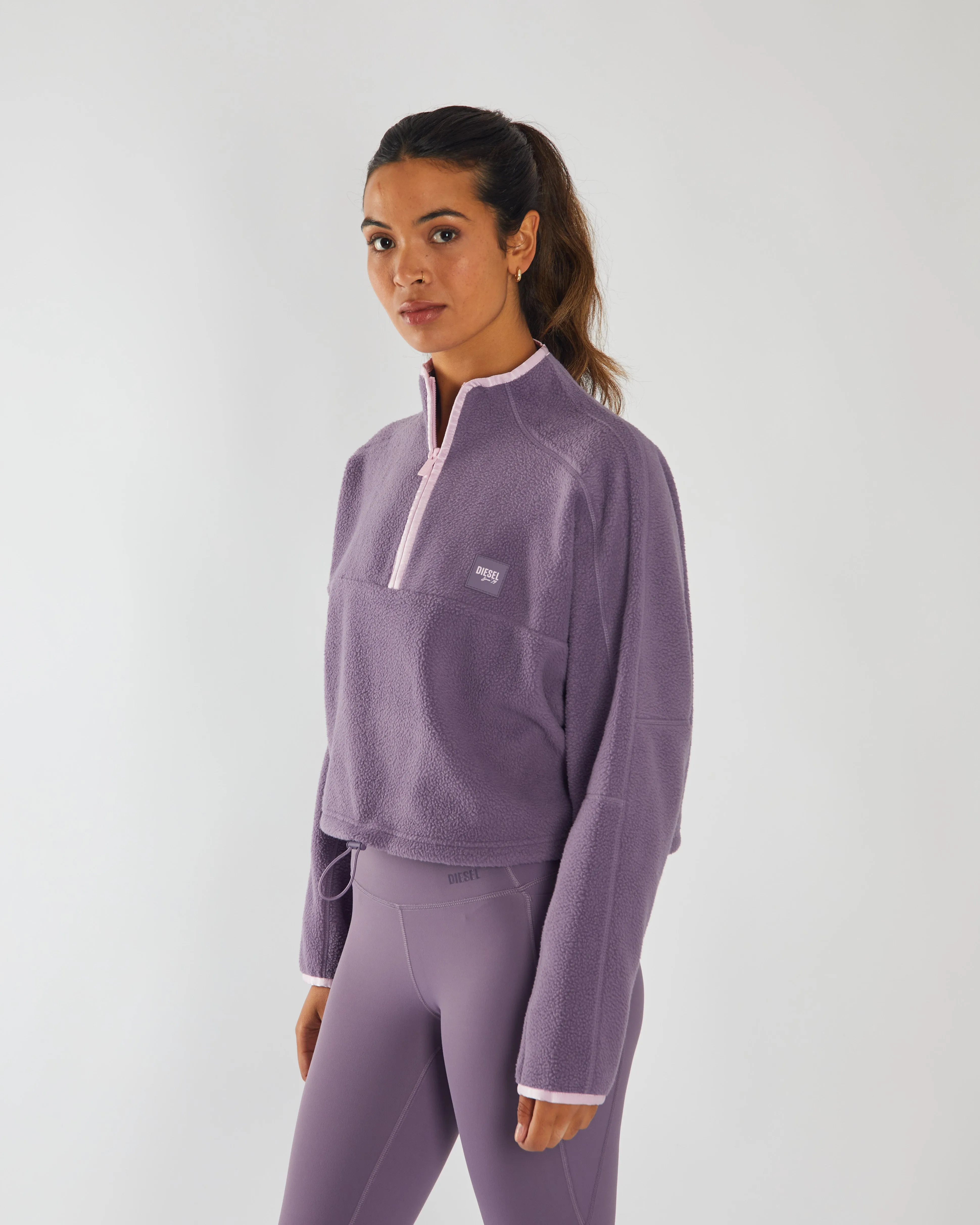 Stella Fleece Half Zip Lavender Dust Travel Companion Hiking wear