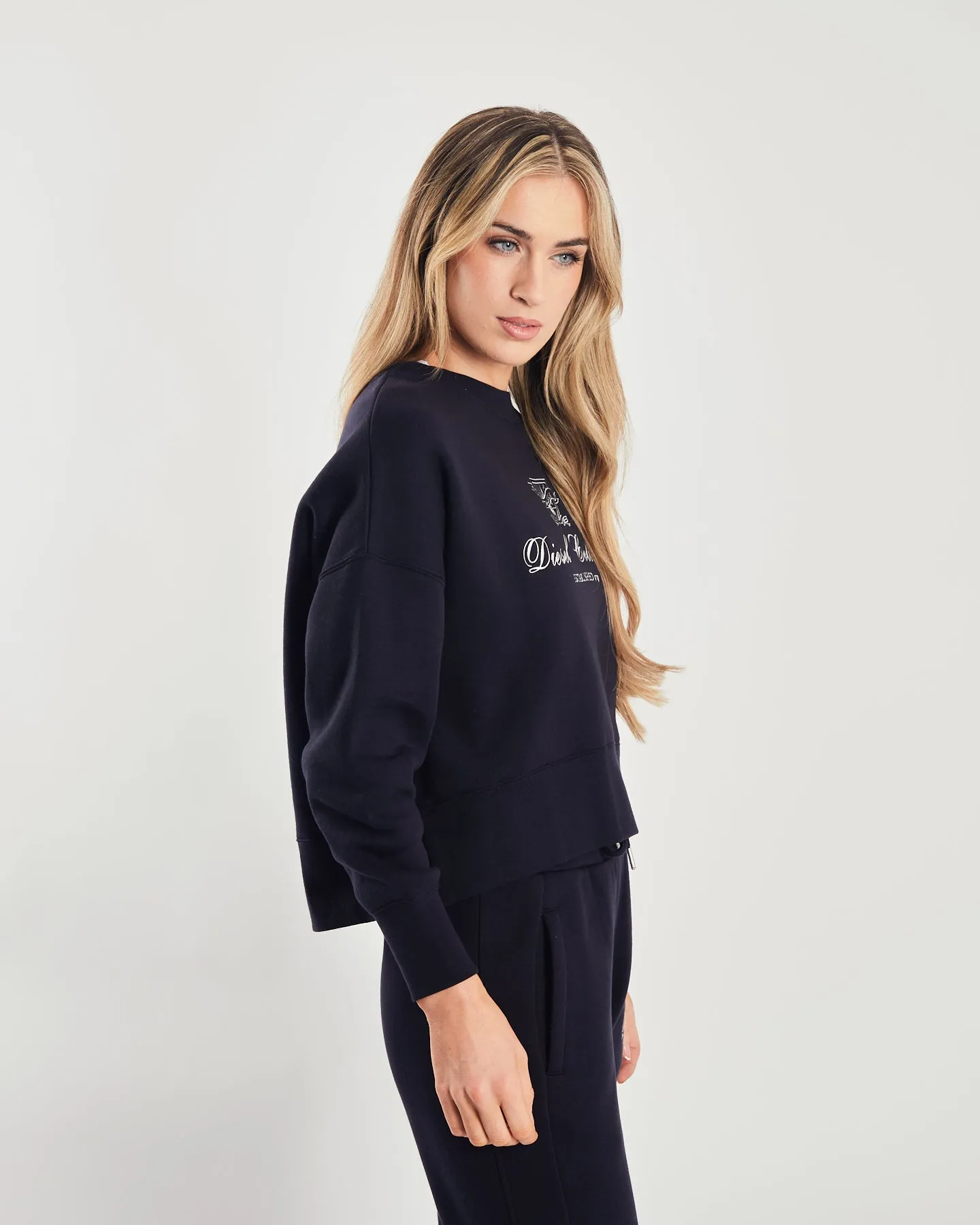 Celeste Sweatshirt Navy Planet comfortable top