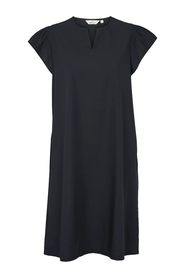 Silje SS Dress - Black Panelled-Design