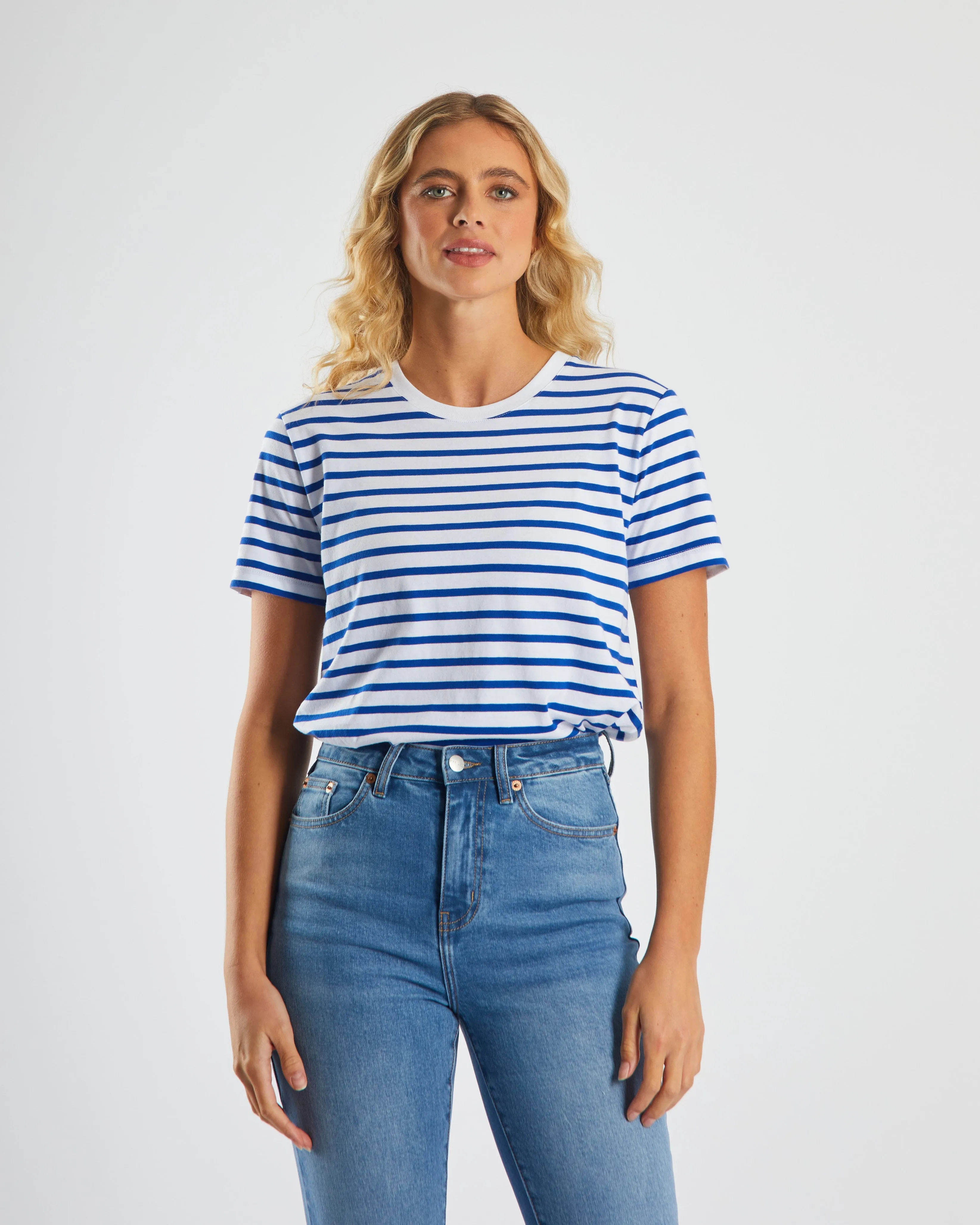 Low Profile Silhouette Maxime Tee Bold Blue