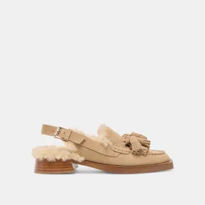 HAMLIT PLUSH LOAFERS DK TAUPE SUEDE Life Glow Library Mood