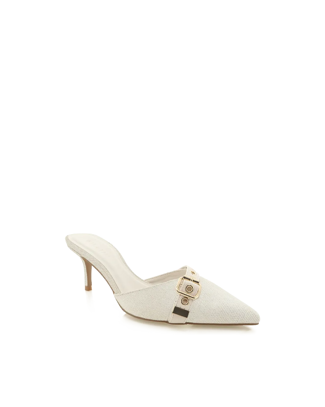 DAIJA - IVORY LINEN Vintage Stiletto Shoes Seasonal Feel