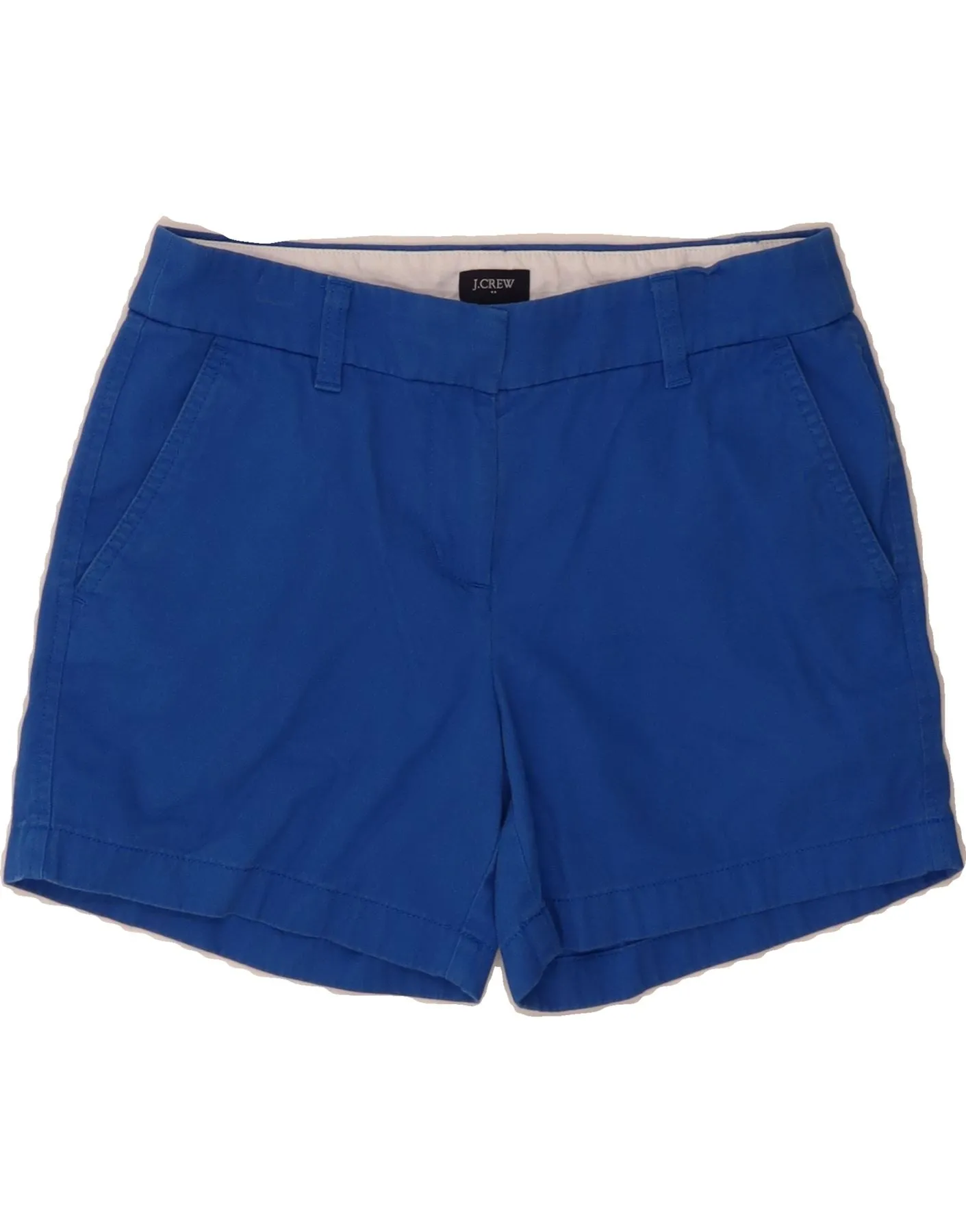 Minimalist Aesthetic J. CREW Womens Chino Shorts US 2 XS W28 Blue Cotton