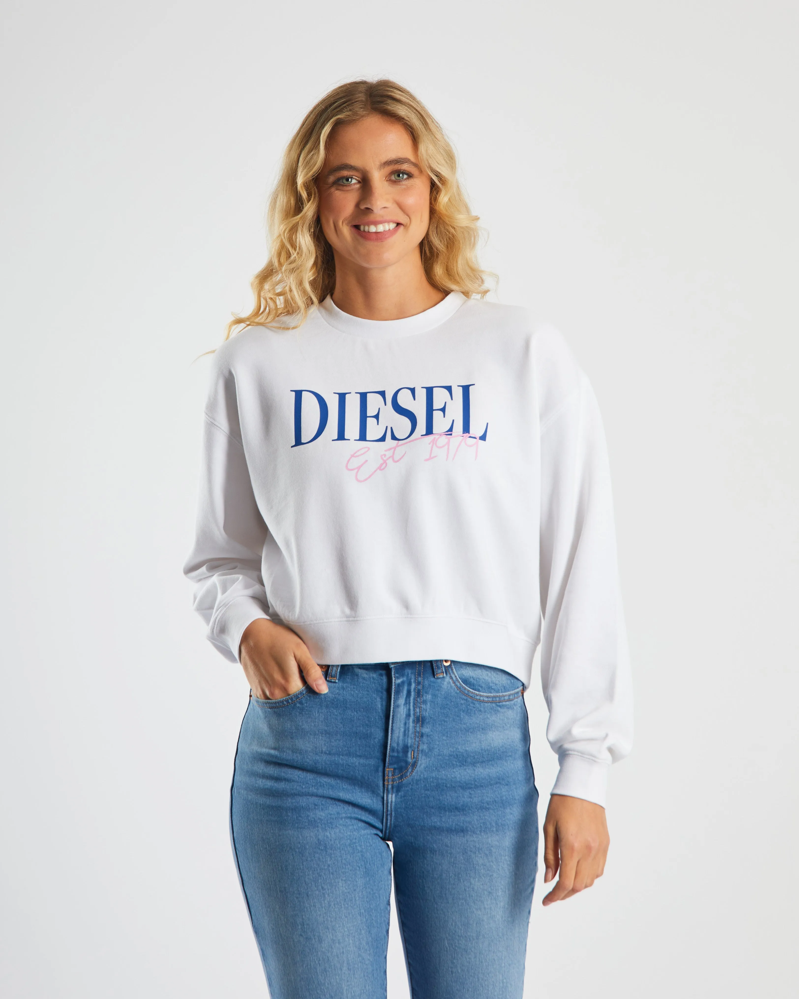 Layered Comfort Casual Claudette Sweatshirt Dove White