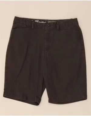 EDDIE BAUER Womens Casual Shorts US 10 Large W32  Grey Cotton Sporty Look All day wearability