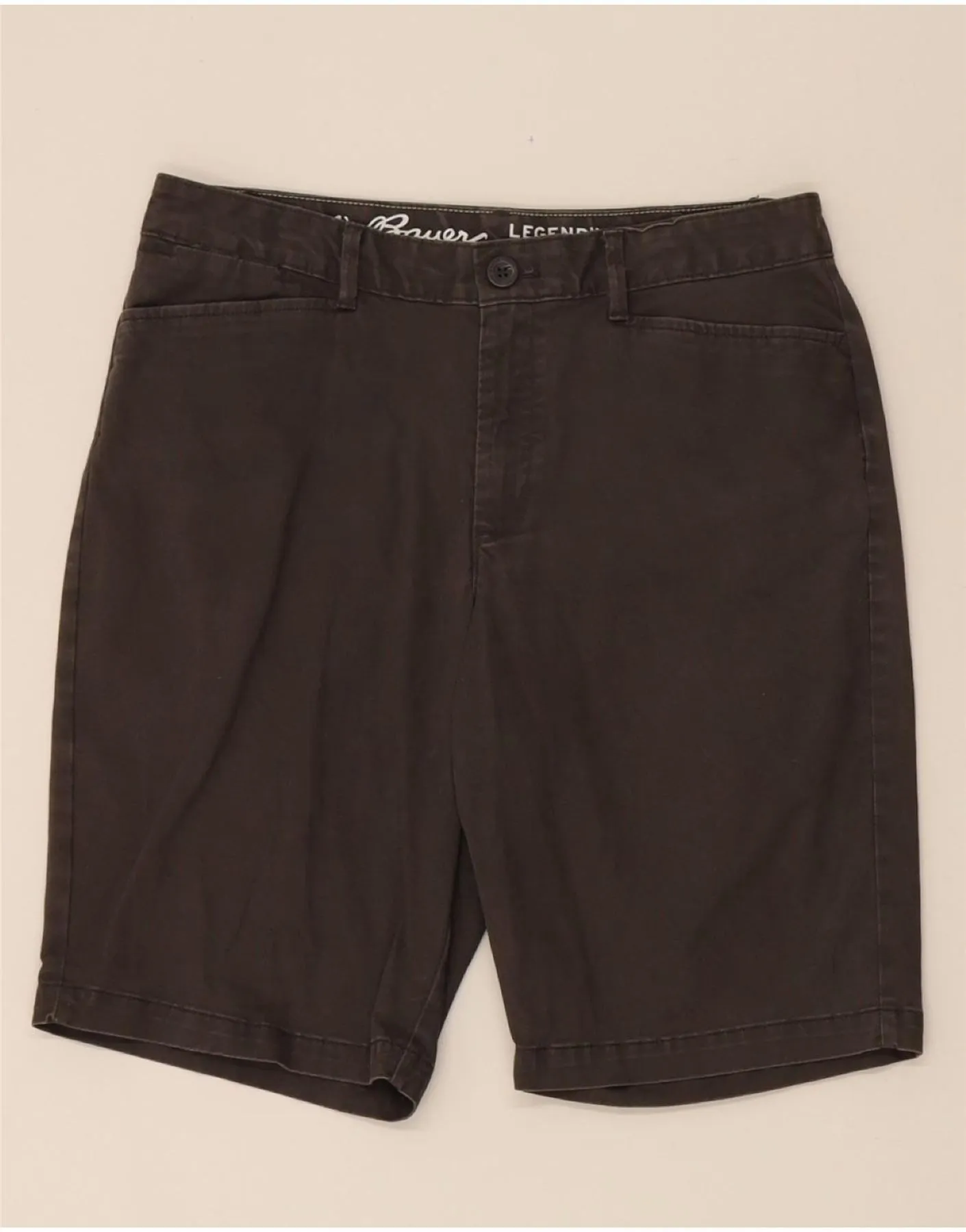 EDDIE BAUER Womens Casual Shorts US 10 Large W32  Grey Cotton Sporty Look All day wearability