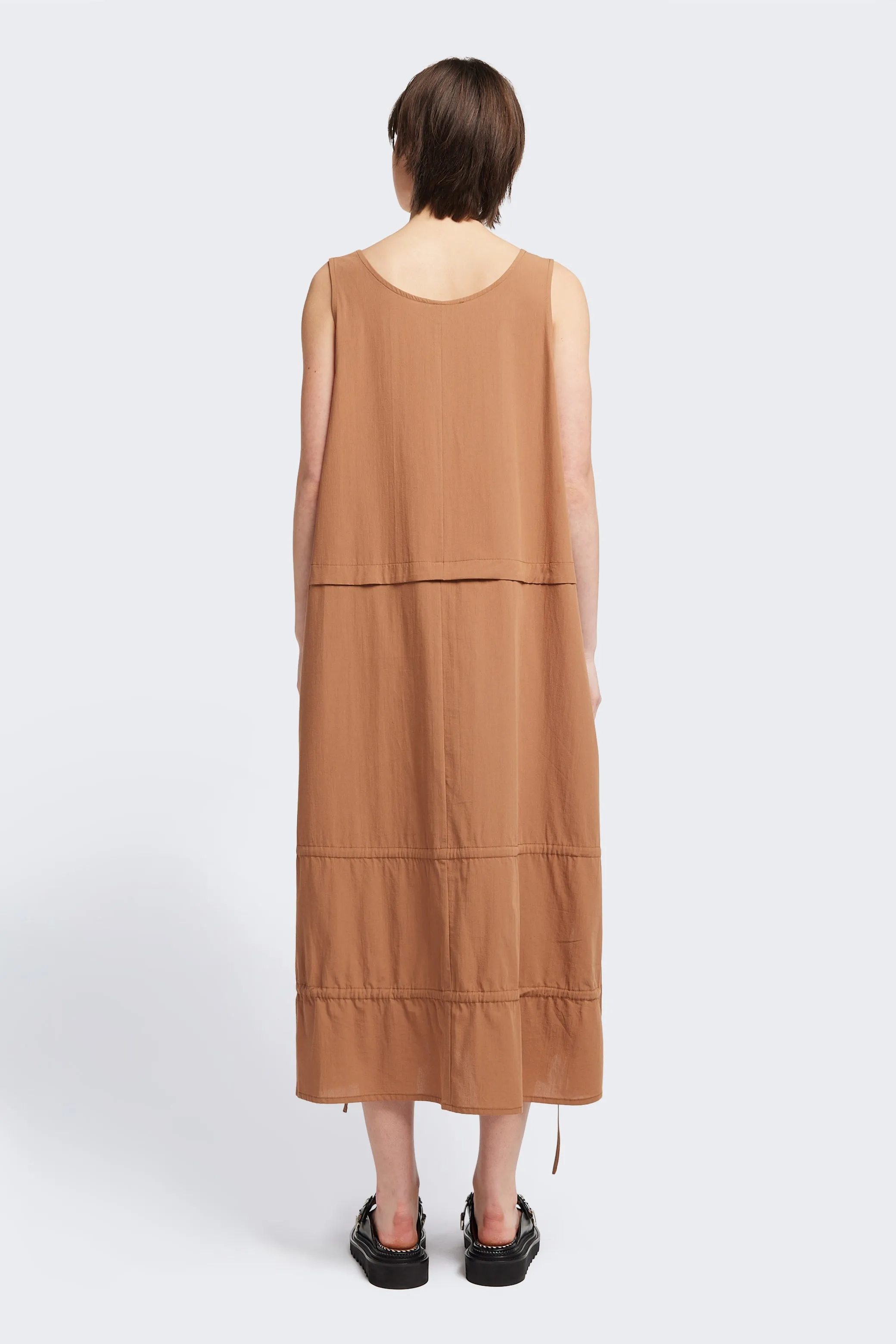 Cloud Tank Dress Toffee Brown Day-To-Night Wear