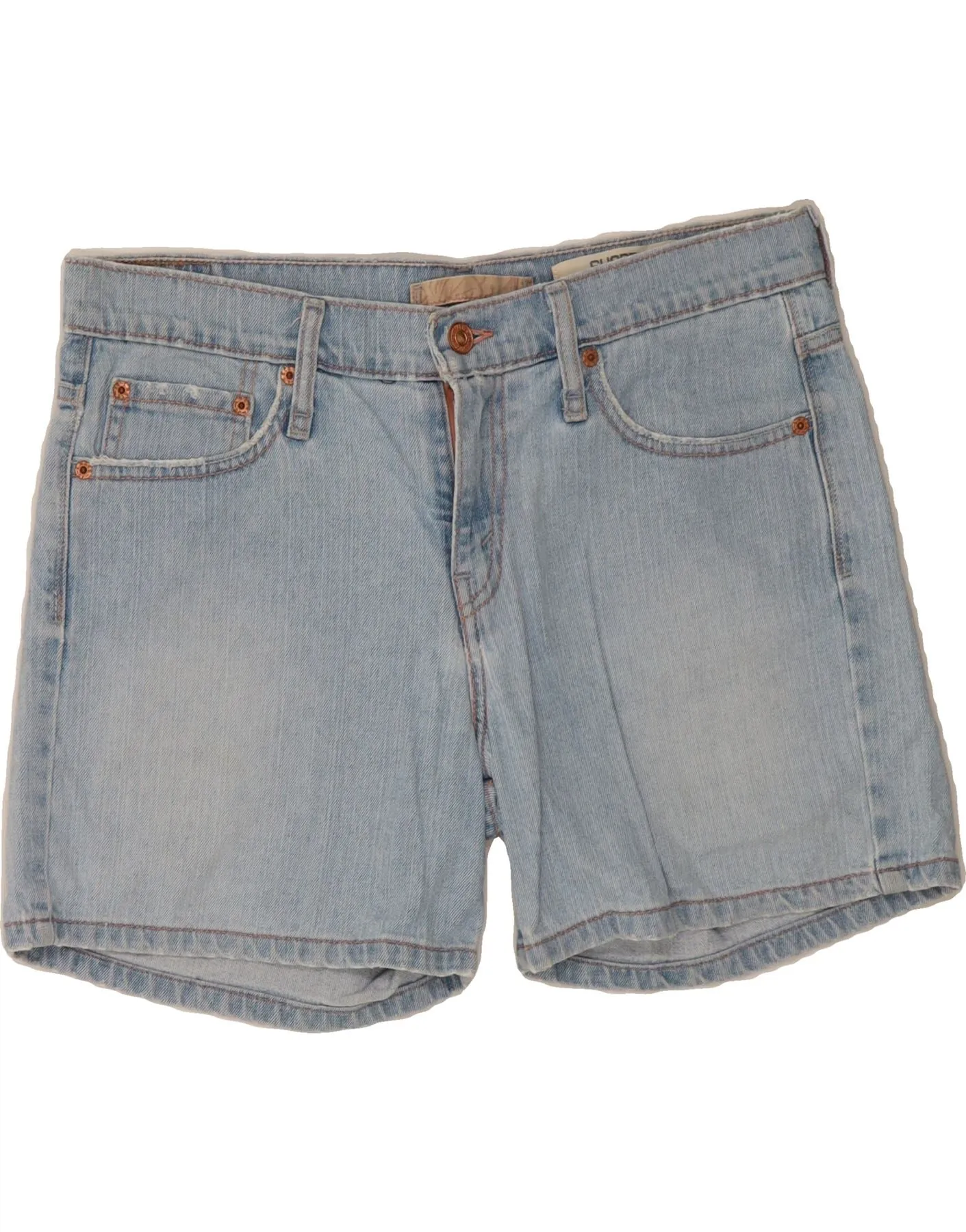 Comfortable Fabric Bold Graphics LEVI'S Womens 515 Denim Shorts US 8 Medium W30  Blue Cotton