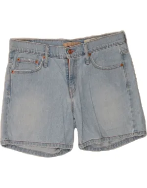 Comfortable Fabric Bold Graphics LEVI'S Womens 515 Denim Shorts US 8 Medium W30  Blue Cotton