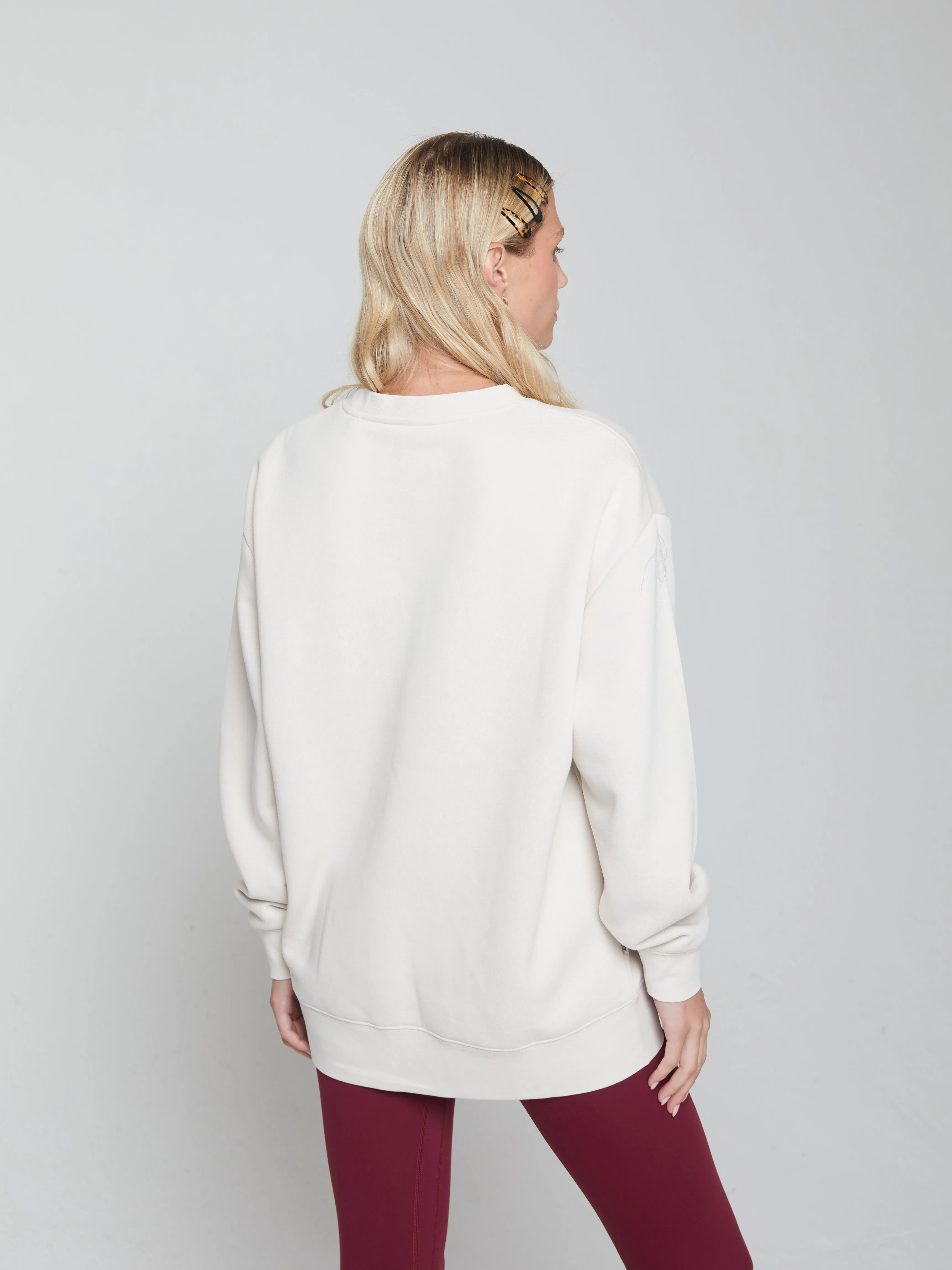 Stylish Rosa Sweatshirt Stone White