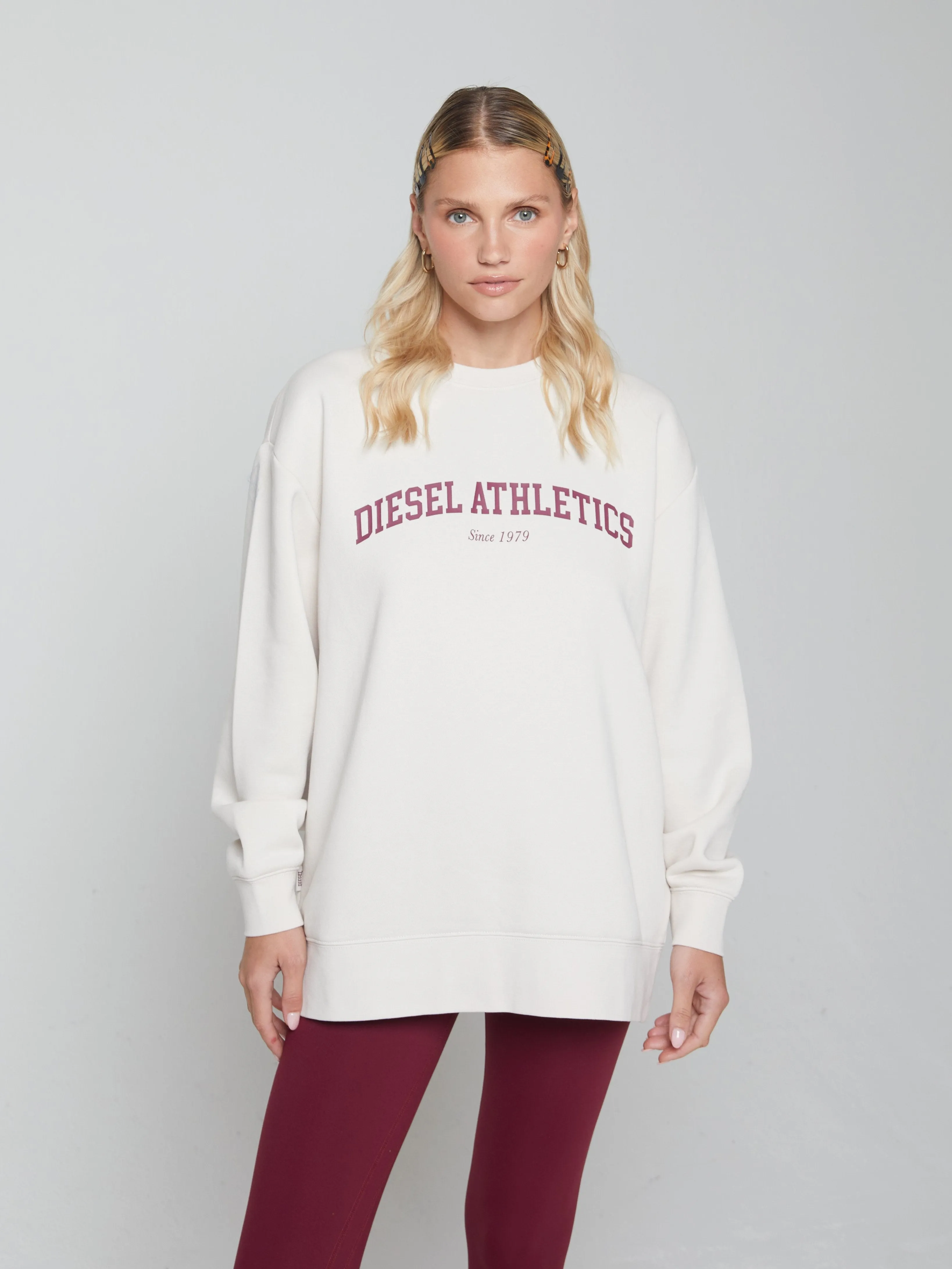 Soft Touch Rosa Sweatshirt Stone White