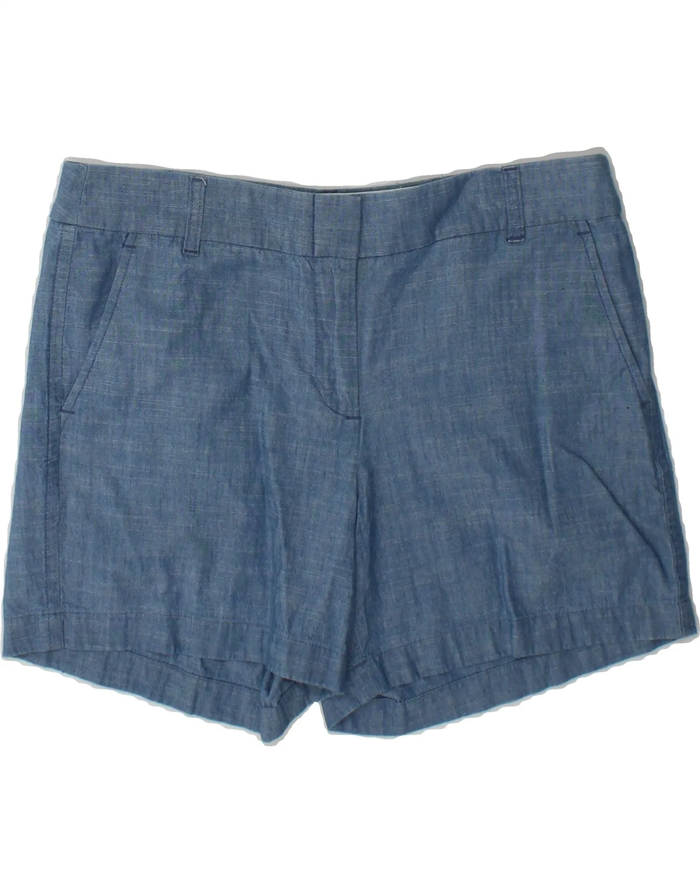 Cooling Core Technology J. CREW Womens Chino Shorts US 10 Large W36 Blue Cotton