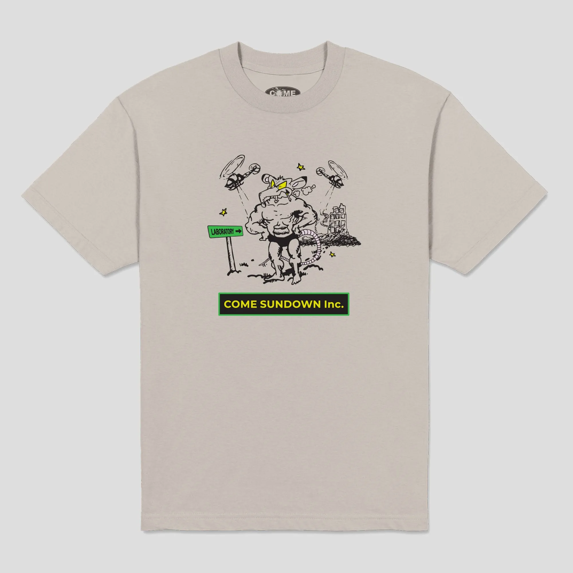 Come Sundown Only Judge Can God Me Tee - Steel Active Flex