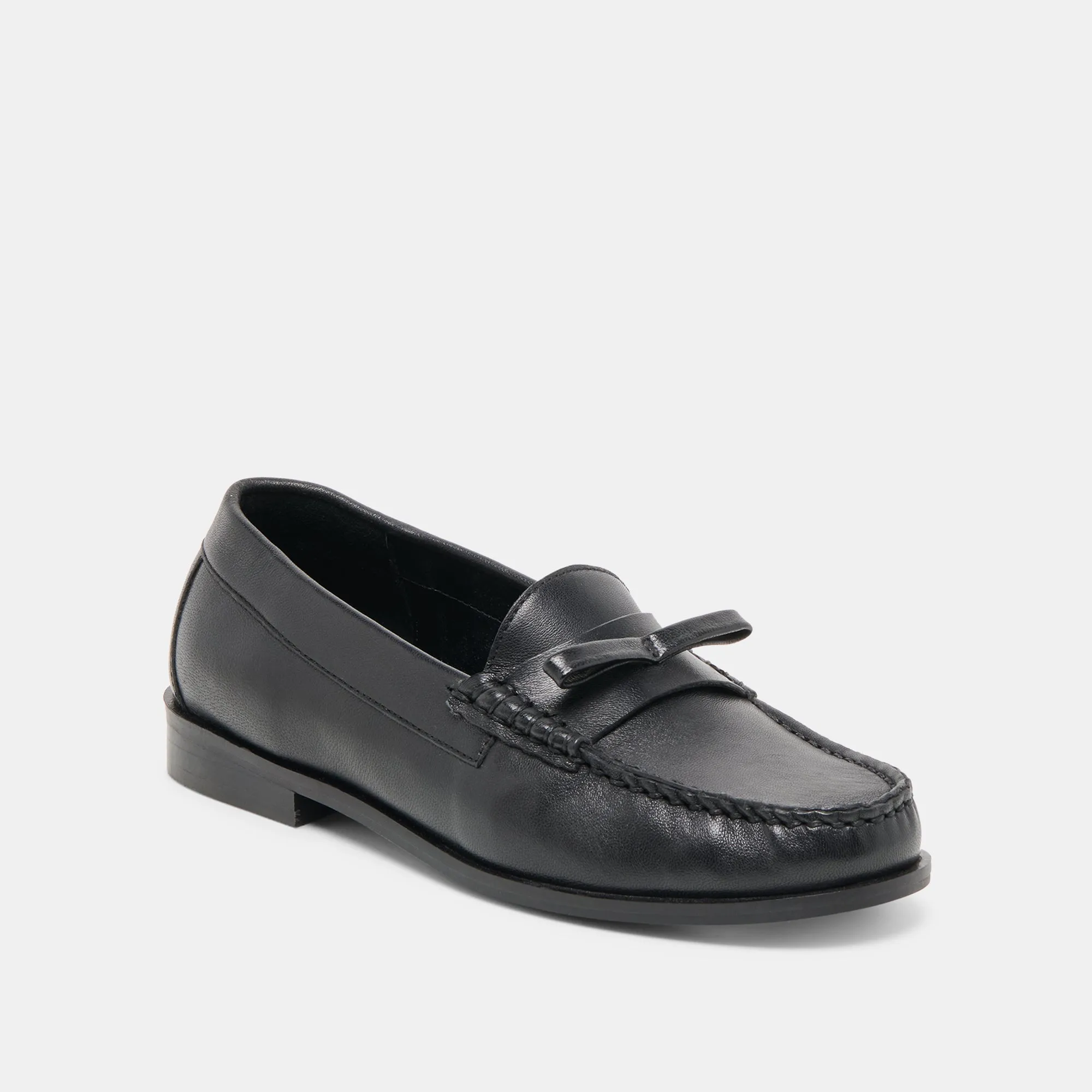 BARNEY LOAFERS BLACK LEATHER Ship Glow