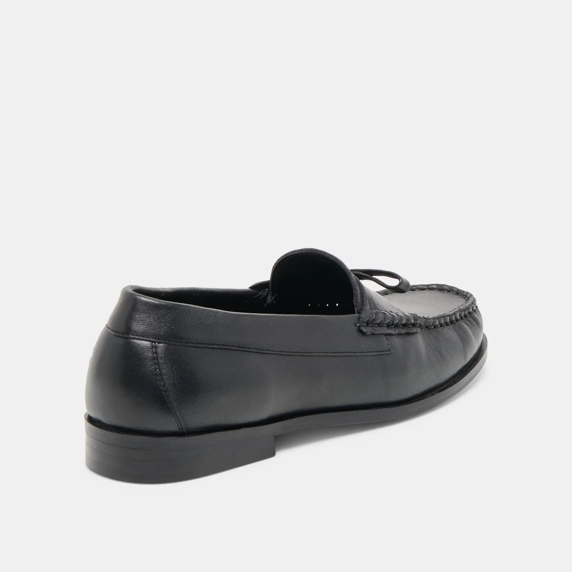 BARNEY LOAFERS BLACK LEATHER Fair Walk Lagoon Mood