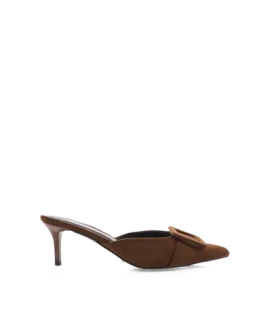 Stacked Heel YORKIE - HAZEL SUEDE