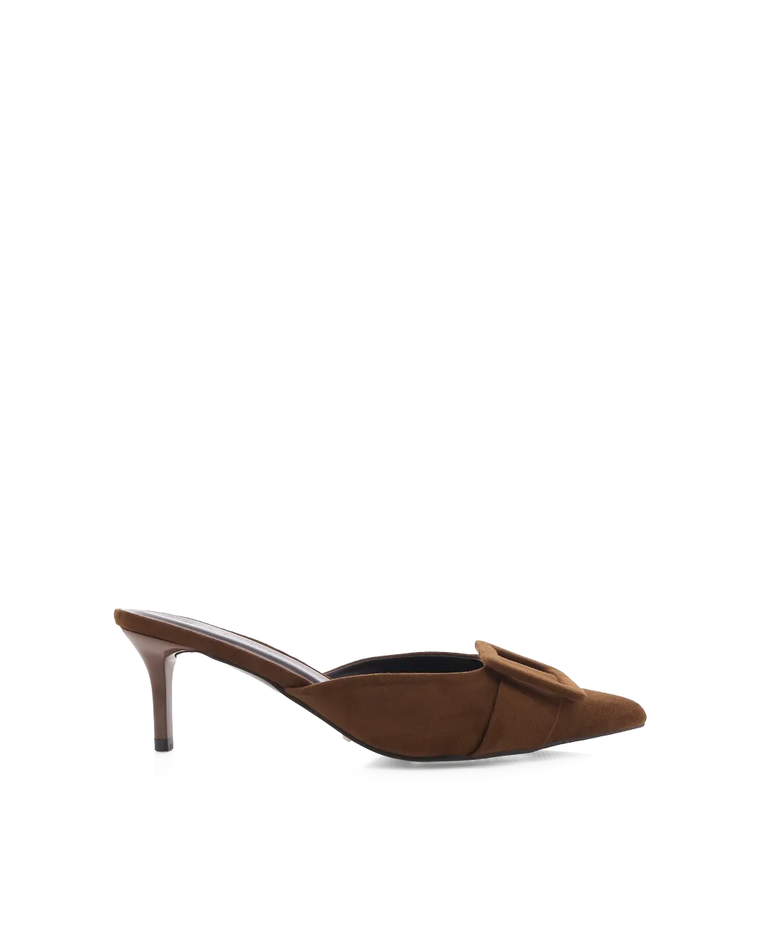 Stacked Heel YORKIE - HAZEL SUEDE