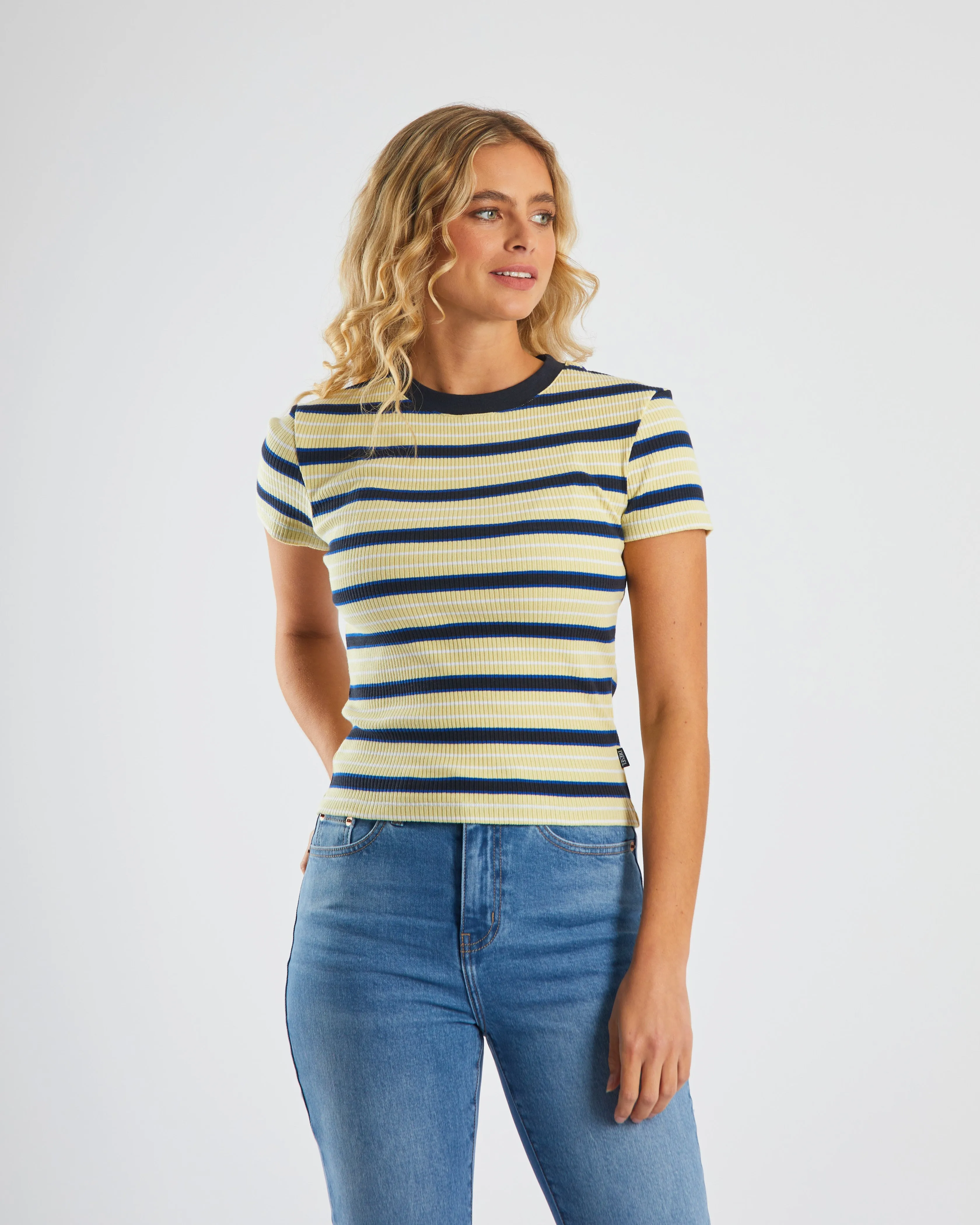 Versatile Style Sporty Style Wear Yolanda Tee Pale Banana