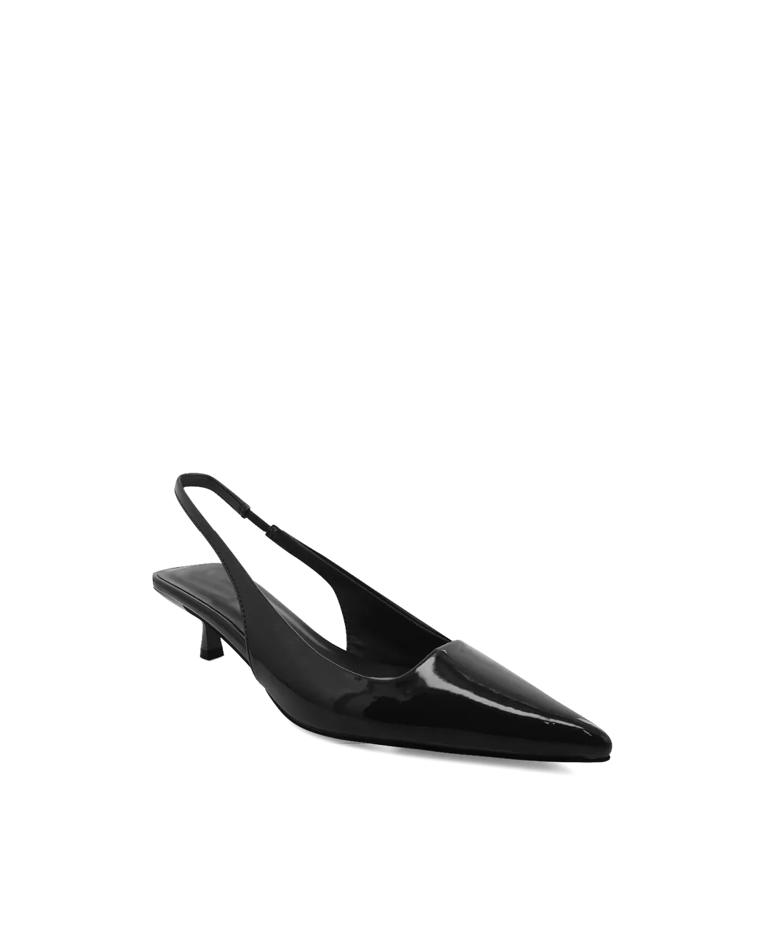 Customizable Retro Sandals VILJA - BLACK PATENT