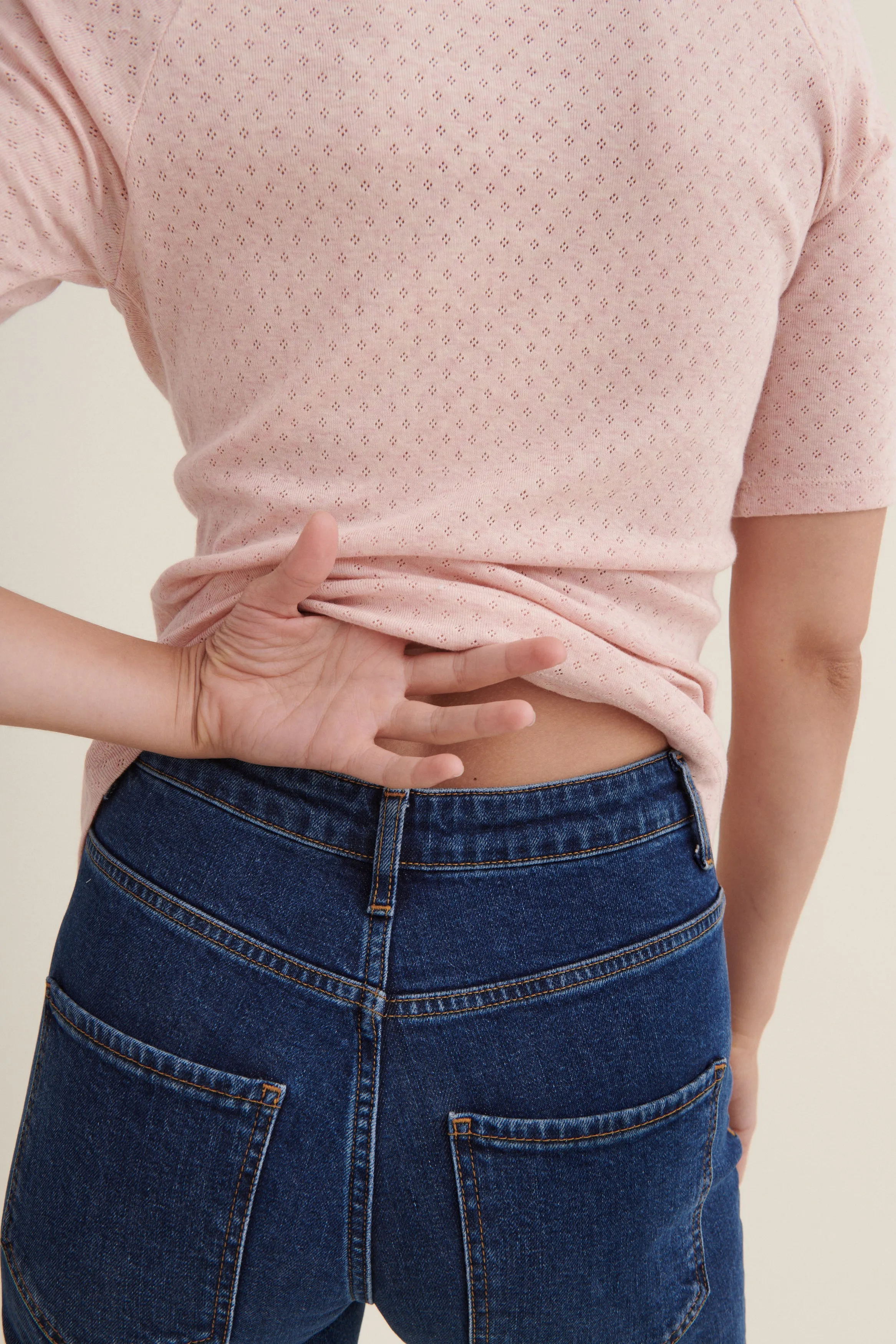 Arense Tee - Pink Melange Indoor Comfort