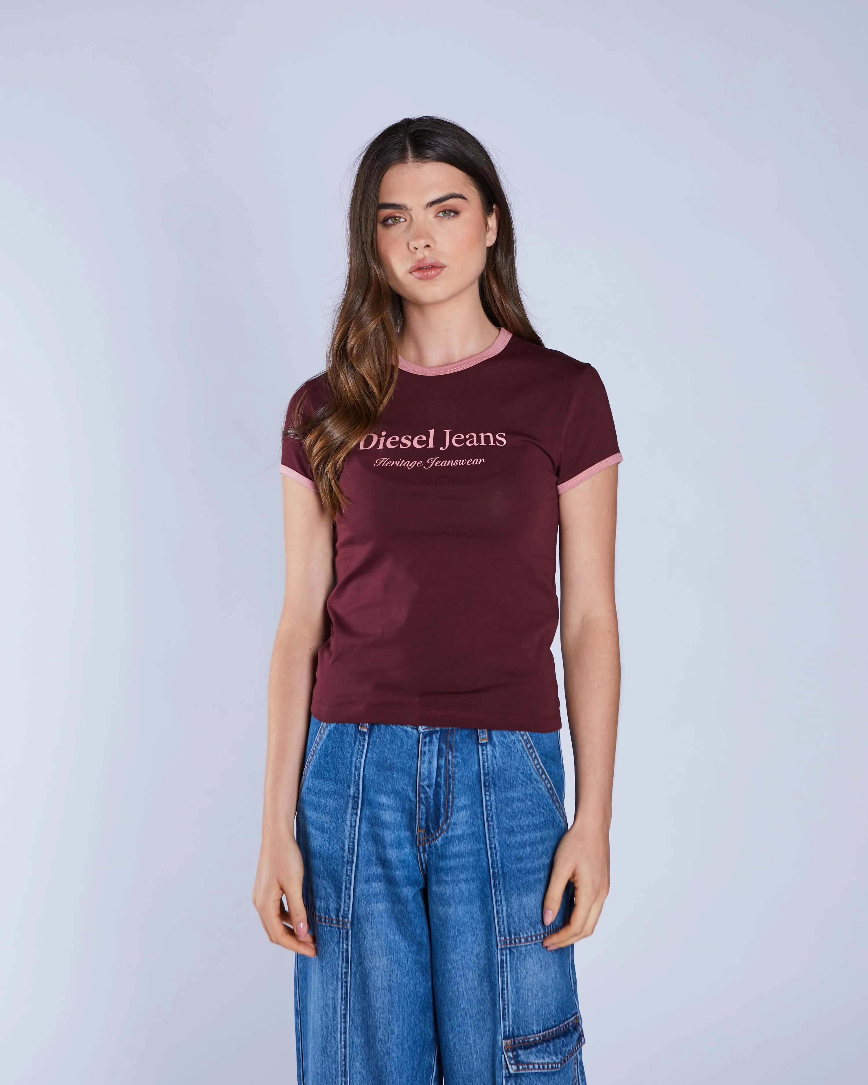 Bowen Tee Deep Cherry Cozy Vibe Wear