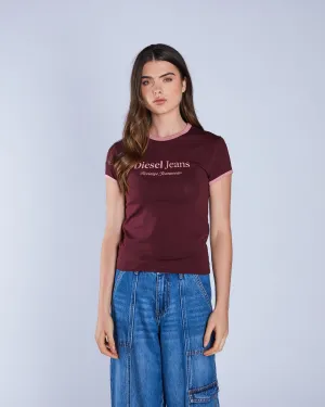 Bowen Tee Deep Cherry Cozy Vibe Wear