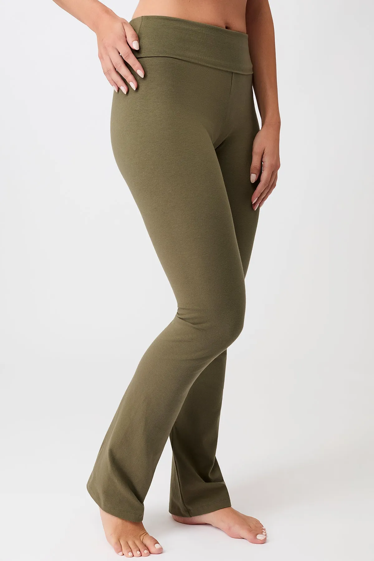 Studio Practice Eco Friendly Classic Rolldown - Emerald, GOTS