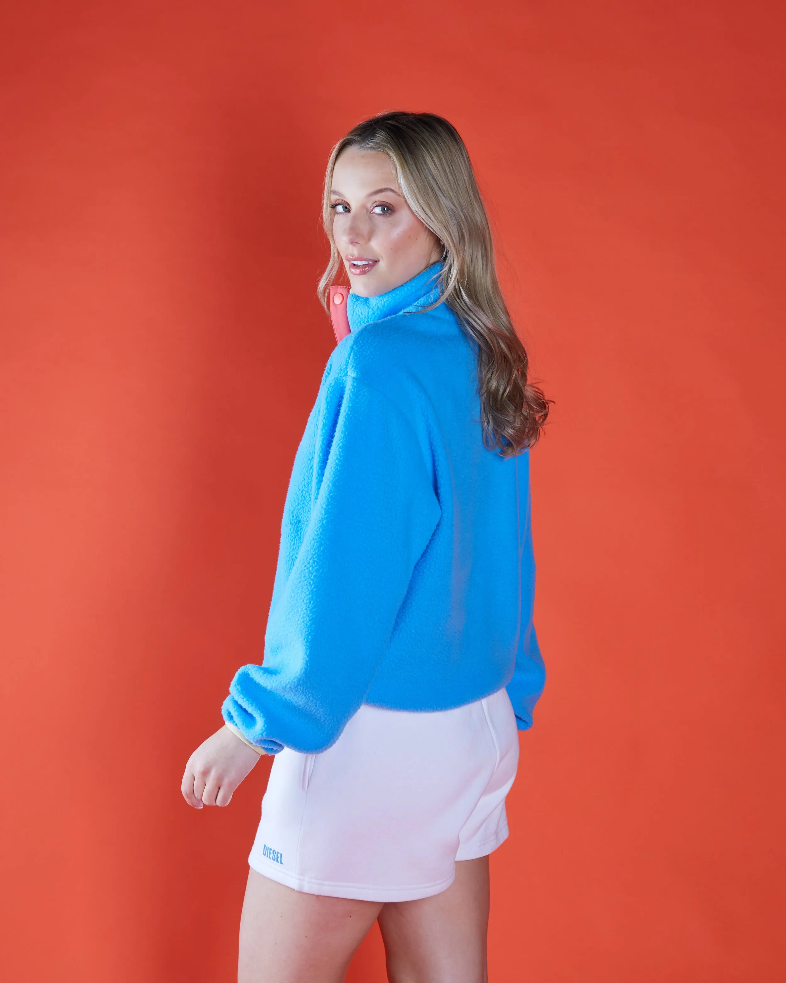 Chilly Day Wear Chill Outfit Constance Fleece Halcyan Blue